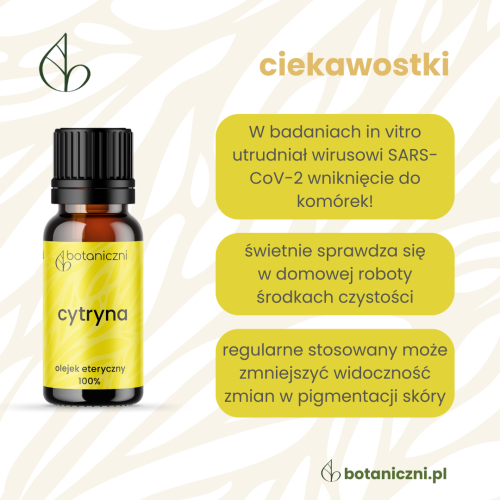 Cytryna olejek eteryczny 10 ml